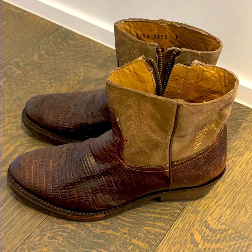 Ash ankle western boots